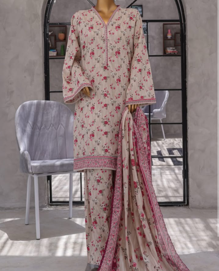 Women’s Stitched 3-Piece Suit – Ready to Wear Casual | Limited Edition by Fariha by Hafsa