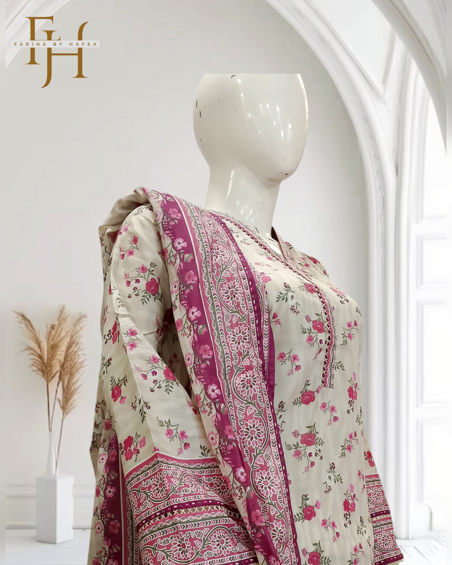 Women’s Stitched 3-Piece Suit – Ready to Wear Casual | Limited Edition by Fariha by Hafsa